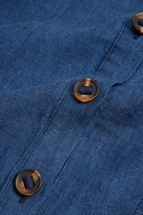 ADELE LINEN JACKET DARK NAVY 4