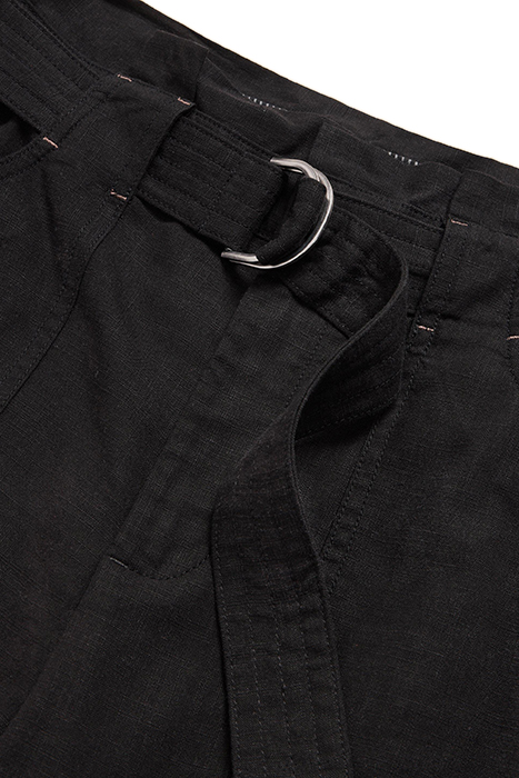 TEAKIE TENCEL LINEN TROUSER PURE BLACK 3