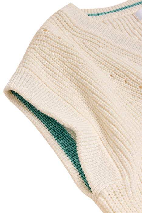 VANEA V NECK TANK NATURAL WHITE 4