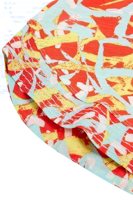 WEAVER JERSEY TOP ORANGE PRINTED 4