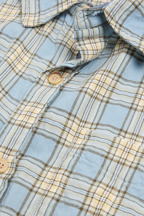 MADRAS CHECK SHIRT BLUE 4
