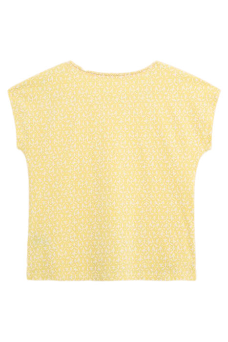ANTHEA EMBROIDERY TOP YELLOW PRINTED 2