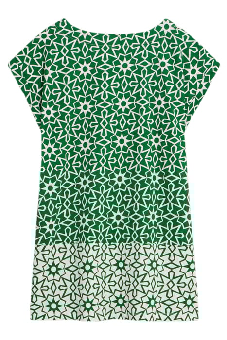 CARRIE TUNIC GREEN PRINTED 3
