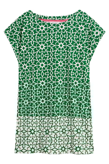 CARRIE TUNIC GREEN PRINTED 2