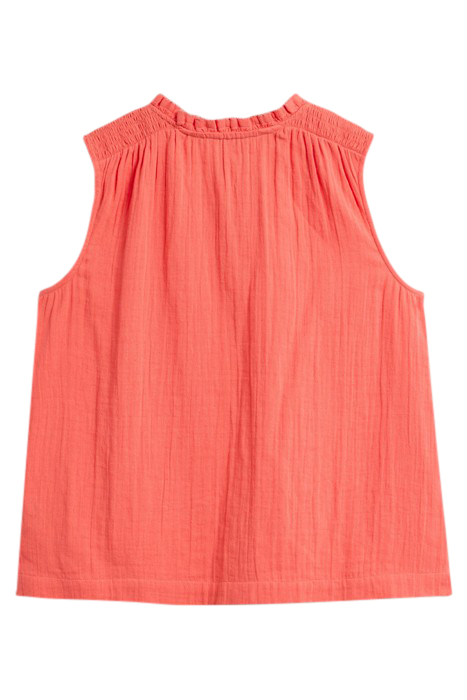 LOTTIE DOUBLE CLOTH VEST MID PINK 2