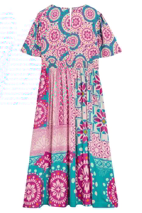 LUCY ECO VERO MINI DRESS PINK PRINTED 3