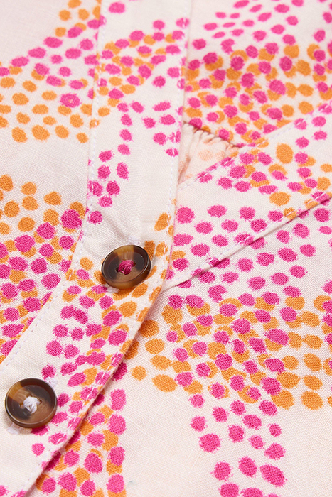 LINA LINEN TUNIC IVORY PRINTED 4