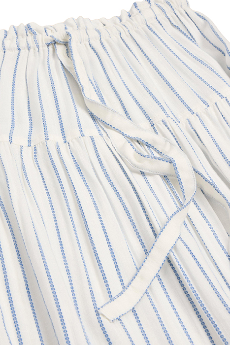 SEEMA ECO VERO STRIPE SKIRT IVORY 3