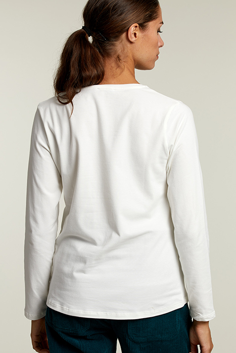 ECRU CREW NECK T-SHIRT 2