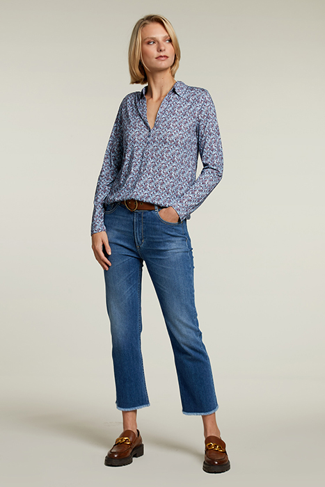 BLUE/PURPLE V-NECK T-SHIRT 3