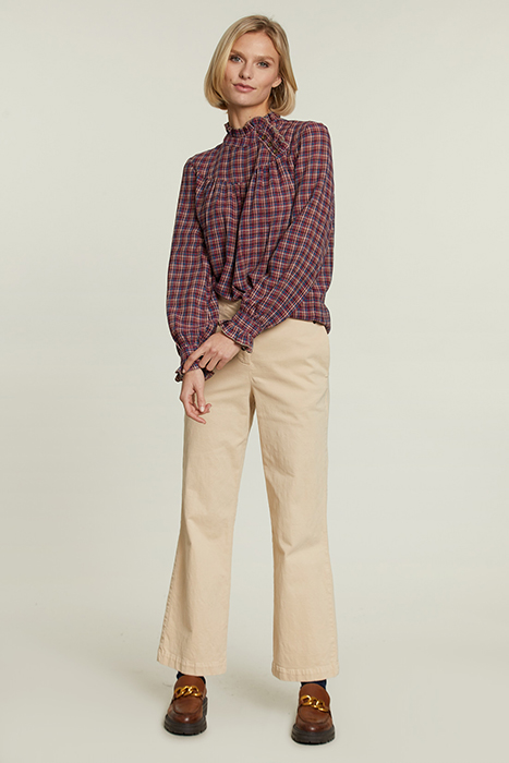 MULTI CHECKED SHIRT FANTASY NECKLINE 3