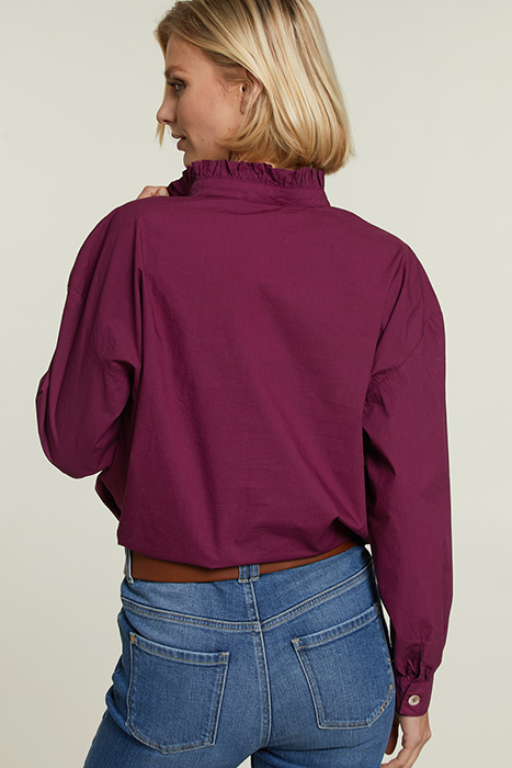 PURPLE RUFFLE BLOUSE 2