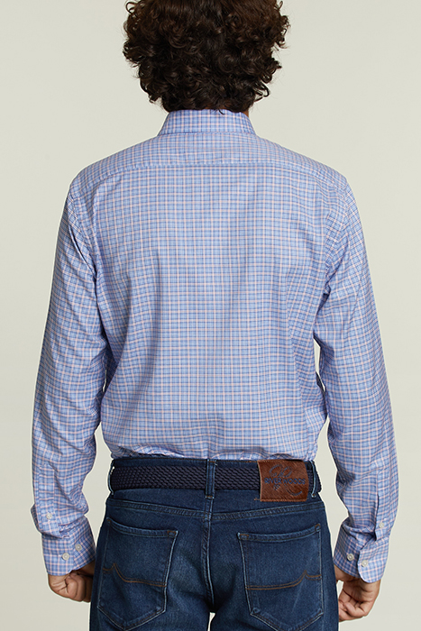 CUSTOM FIT CHECKED SHIT WITH POCKET MULTI 2