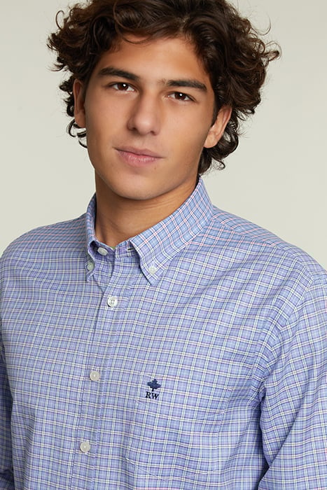 CUSTOM FIT CHECKED SHIT WITH POCKET MULTI 4