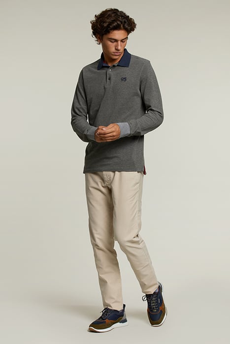 CUSTOM FIT COTTON POLO WOODSTOCK MIX 3