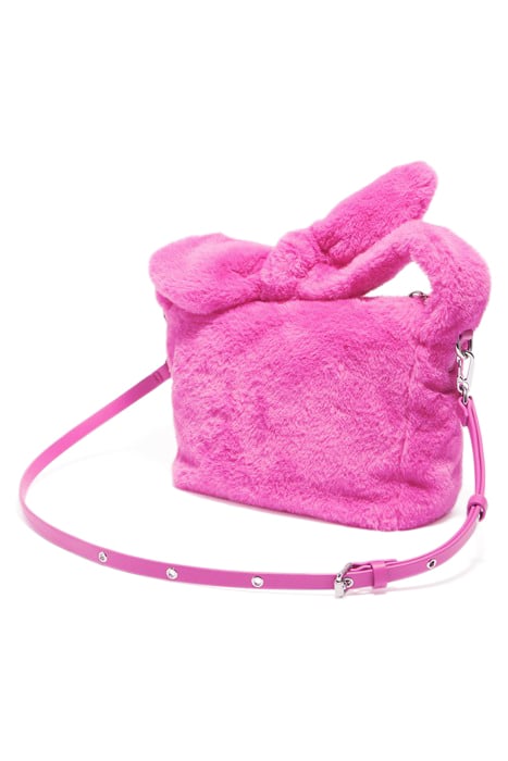 S PINK FUR HOBO BAG 2