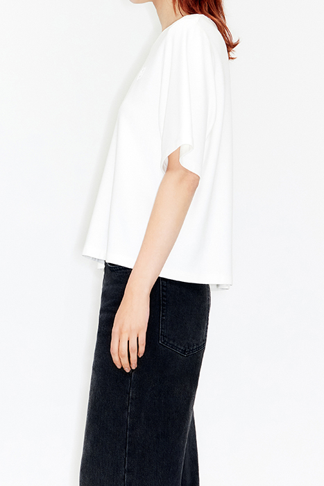 IVORY PONTE DI ROMA SHORT T-SHIRT 4