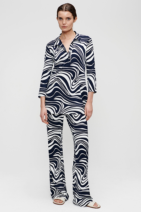 TUNIC POLO TOP MIDNIGHT BLUE 2