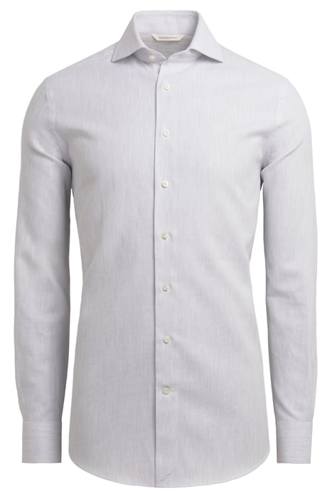 LIGHT GREY HONEYCOMB SLIM FIT SHIRT 4
