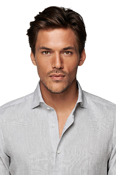 LIGHT GREY SLIM FIT SHIRT 6