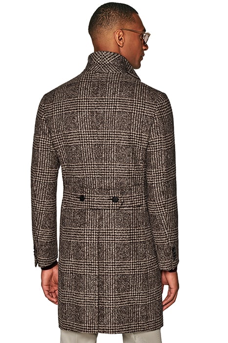 BROWN CHECKED OVERCOAT 2