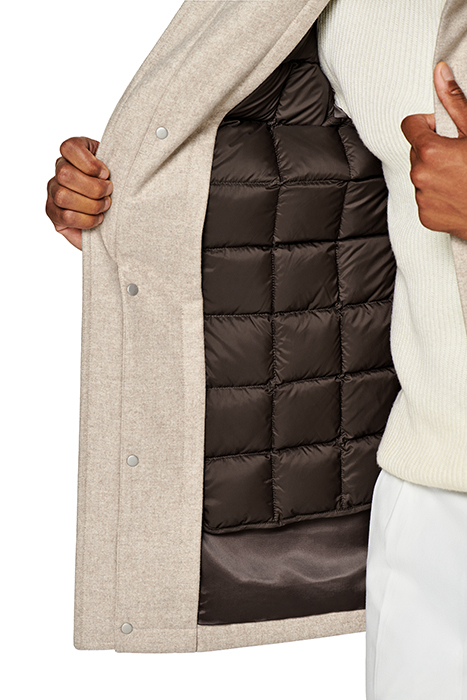 LIGHT BROWN PADDED PARKA 6