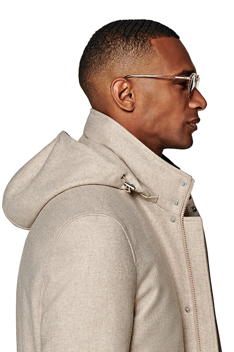 LIGHT BROWN PADDED PARKA 10