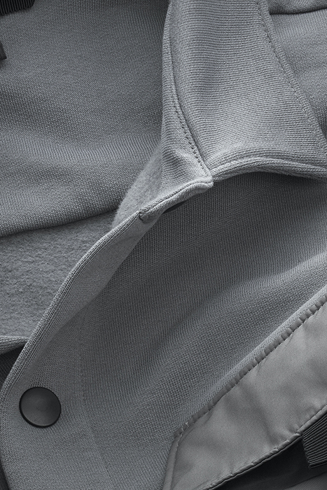 PATTON | SWEAT SHIRT JACKET MID GREY 2