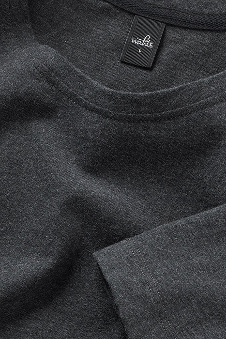 OLSON-CARBON | LONGSLEEVE T-SHIRT ANTHRACITE MELANGE 2