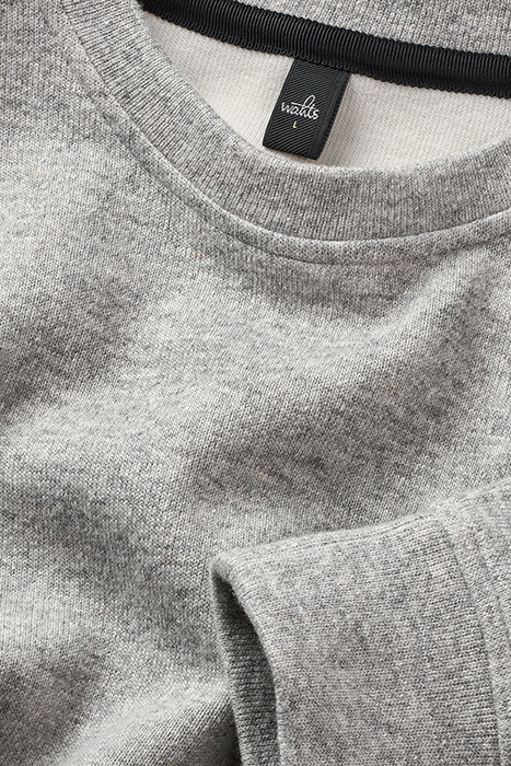 GUNNER | COTTON CASHMERE SWEATER LIGHT GREY MELANGE 2