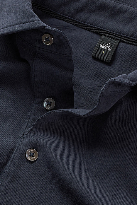 THOMSON | TAILORED JERSEY POLOSHIRT DARK NAVY 2