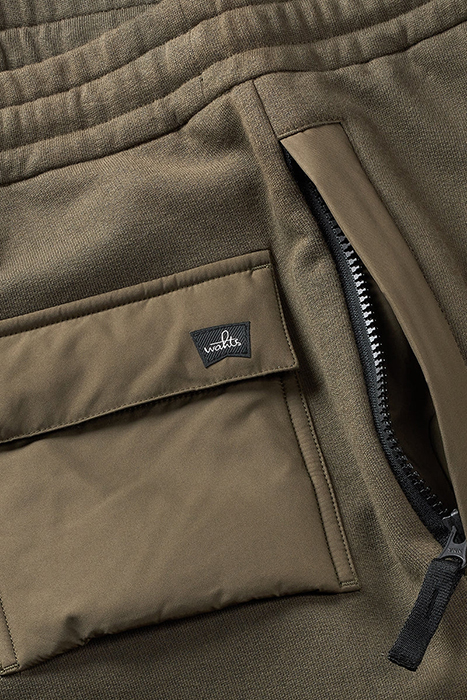 DANE | LUXURY SWEATPANTS DARK KHAKI 2