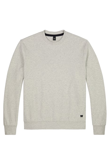 CAMPBELL | DOUBLE FACE PIQUÉ SWEATER TAVERTINE MELANGE 1