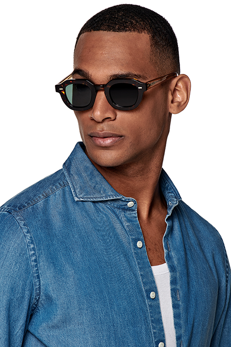 BLUE SLIM FIT SHIRT 6