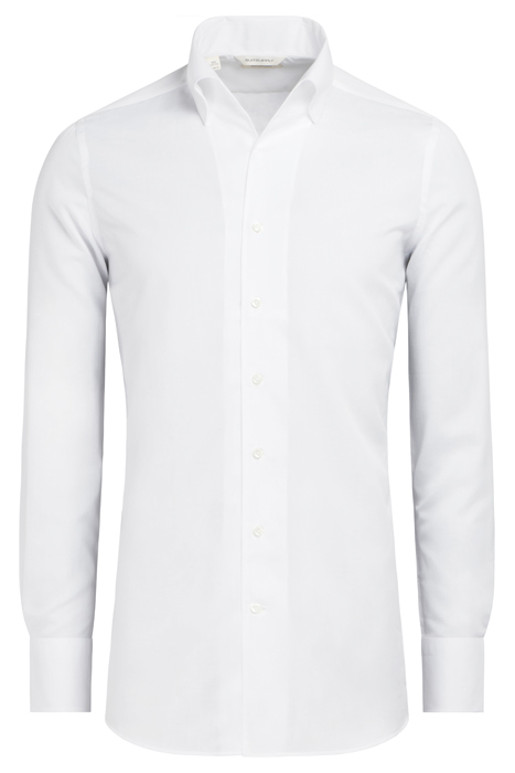 WHITE ONE PIECE COLLAR EXTRA SLIM FIT SHIRT 4