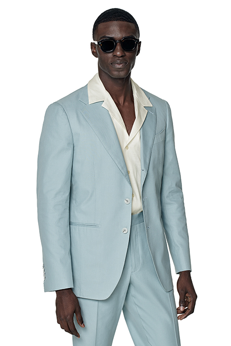 MINT BLUE TAILORED FIT HAVANA SUIT 2