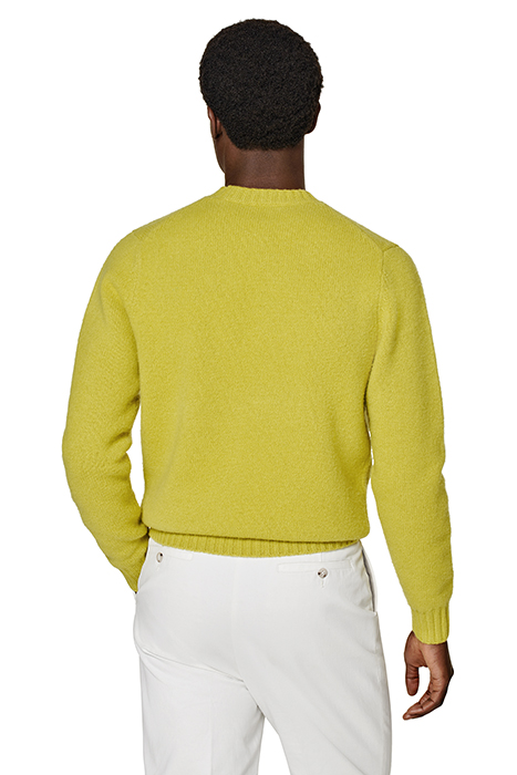 YELLOW MERINO CREWNECK 2