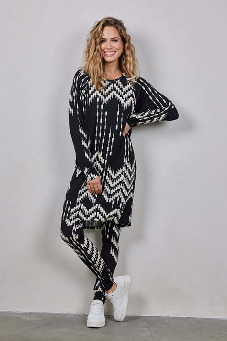 BASIC LEGGINGS PRINT BLACK WITH OFFBEAT PRINT 3