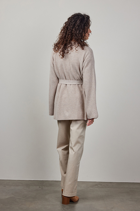 KIMONO CHIARA CASHMERE LIGHT SAND MELANGE 3