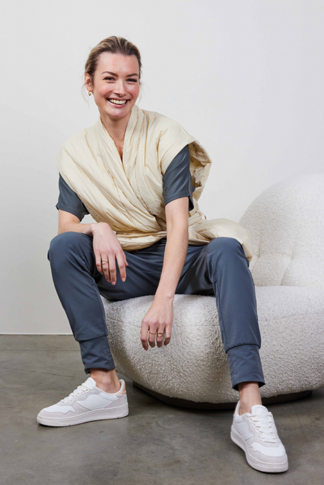 SLEEVELESS KIMONO ROMY OYSTER WHITE 6