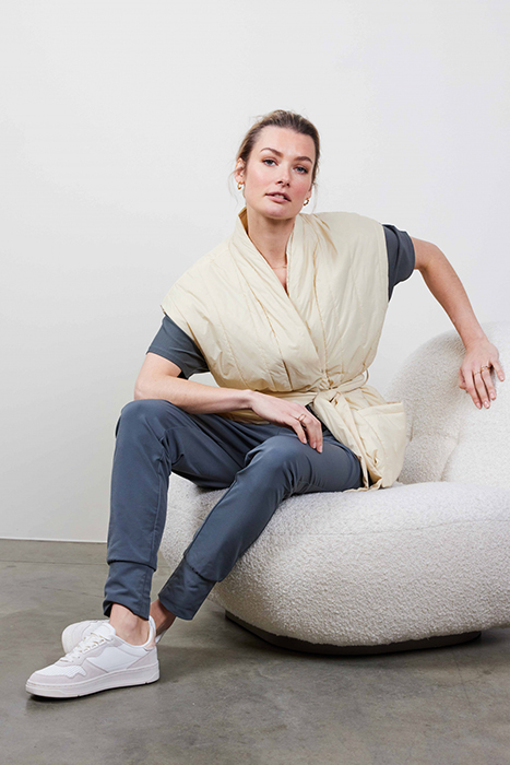 SLEEVELESS KIMONO ROMY OYSTER WHITE 8