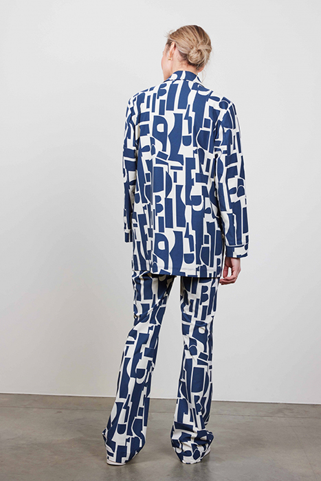 TRAVEL BLAZER MIDA PRINT DARK BLUE WITH GALAXY 2.0 PRINT 3