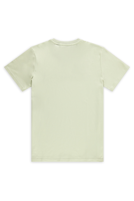 EMBROIDERY TEE AQUA 2