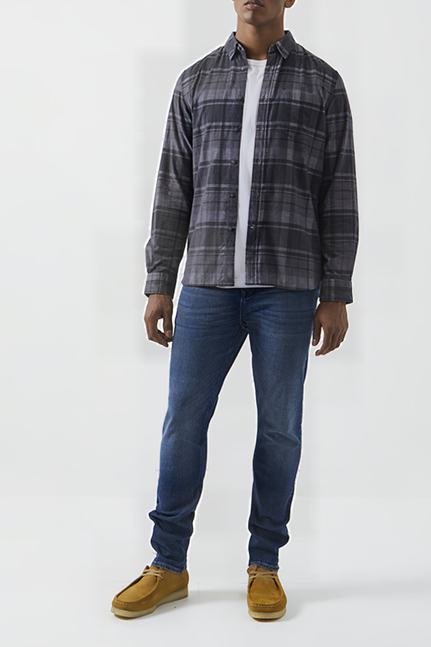 CORD HALDON CHECK BLACK 2