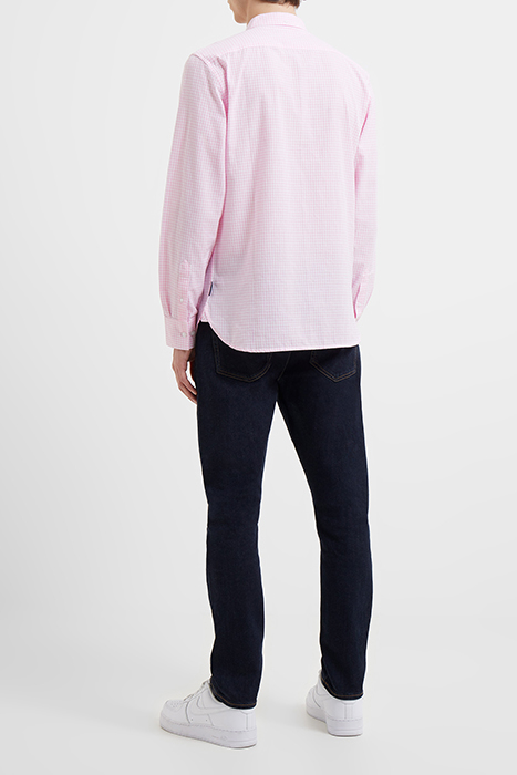 CHECKED AND STRIPE POCKET LS RED 2