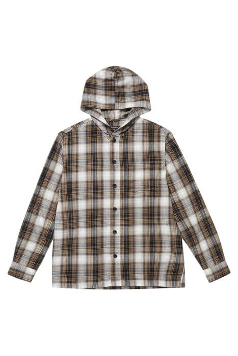 RELAXED HOODED CHECK SHIRT MISC. 4