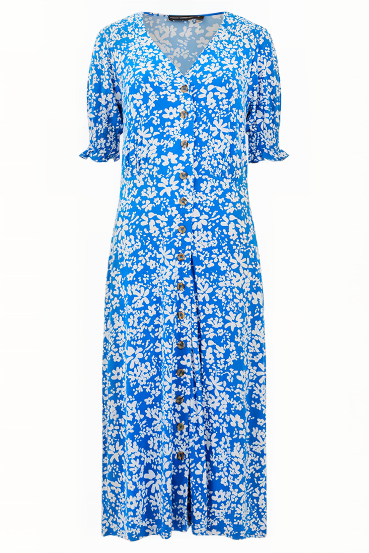 VEE BUTTON THRU M BLUE 1