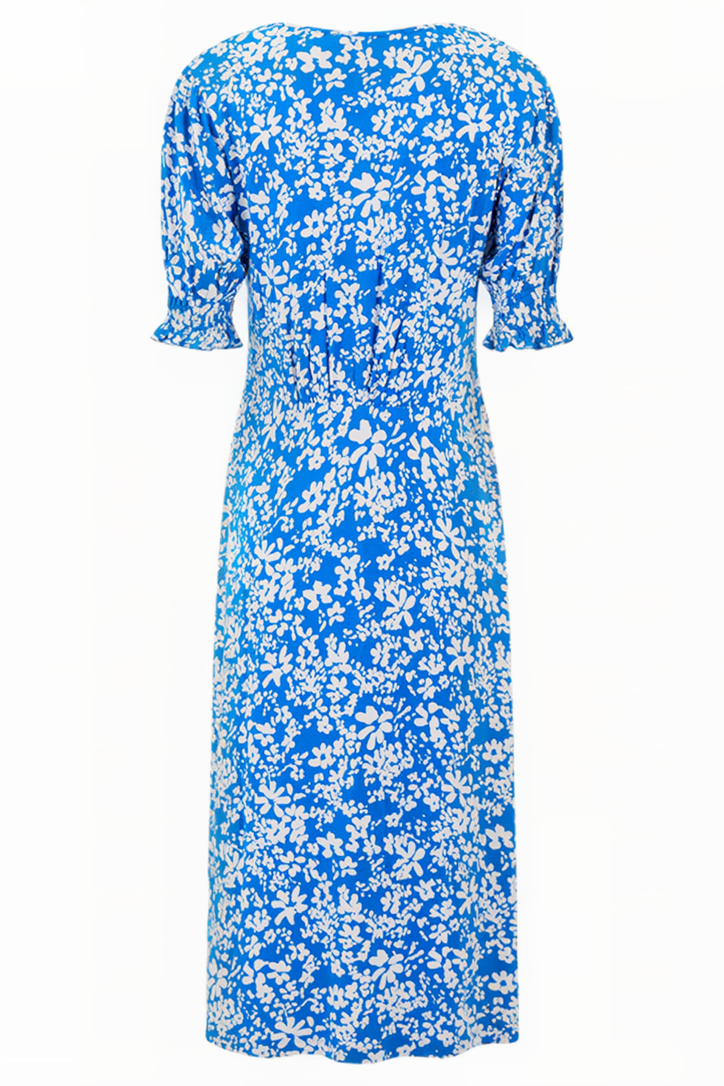 VEE BUTTON THRU M BLUE 3