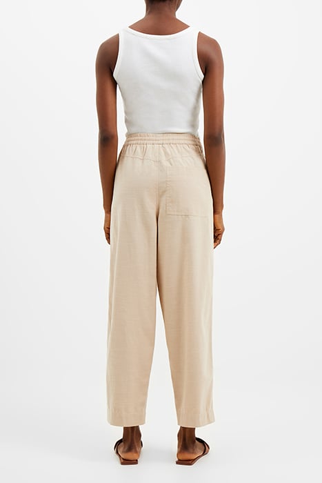 ALANIA LYOCELL BLEND TROUSER BROWN 2