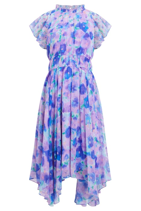 GRETHA CRINKLE RECYCLED DRESS PURPLE 3